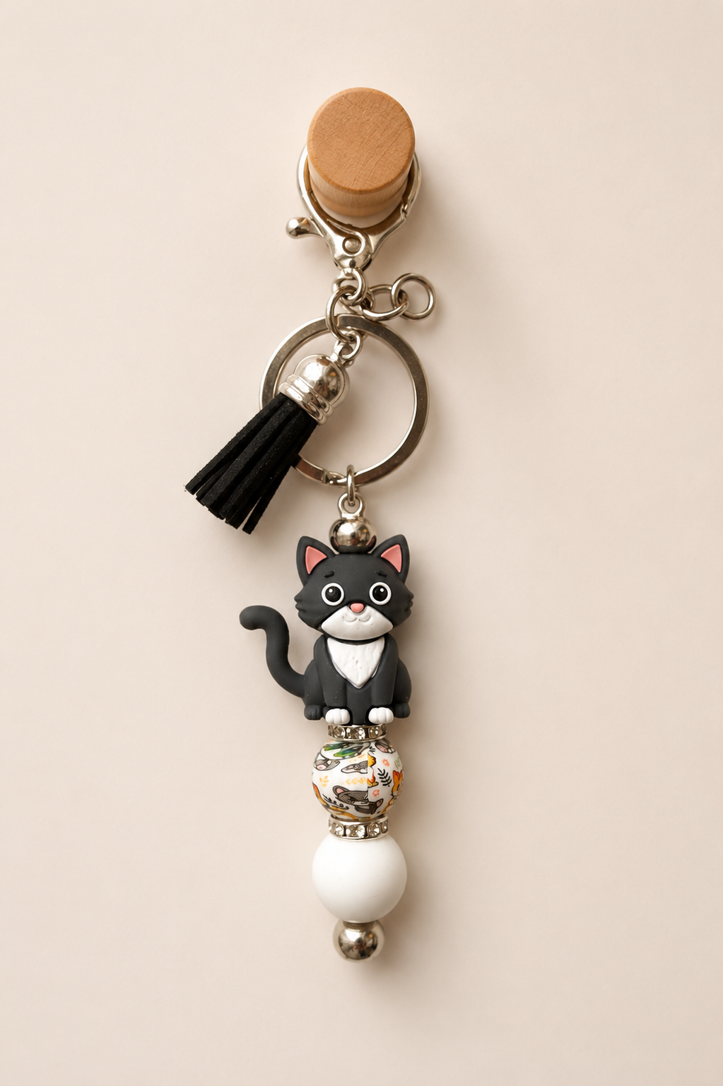 Tuxedo Cat Gala Bag Charm