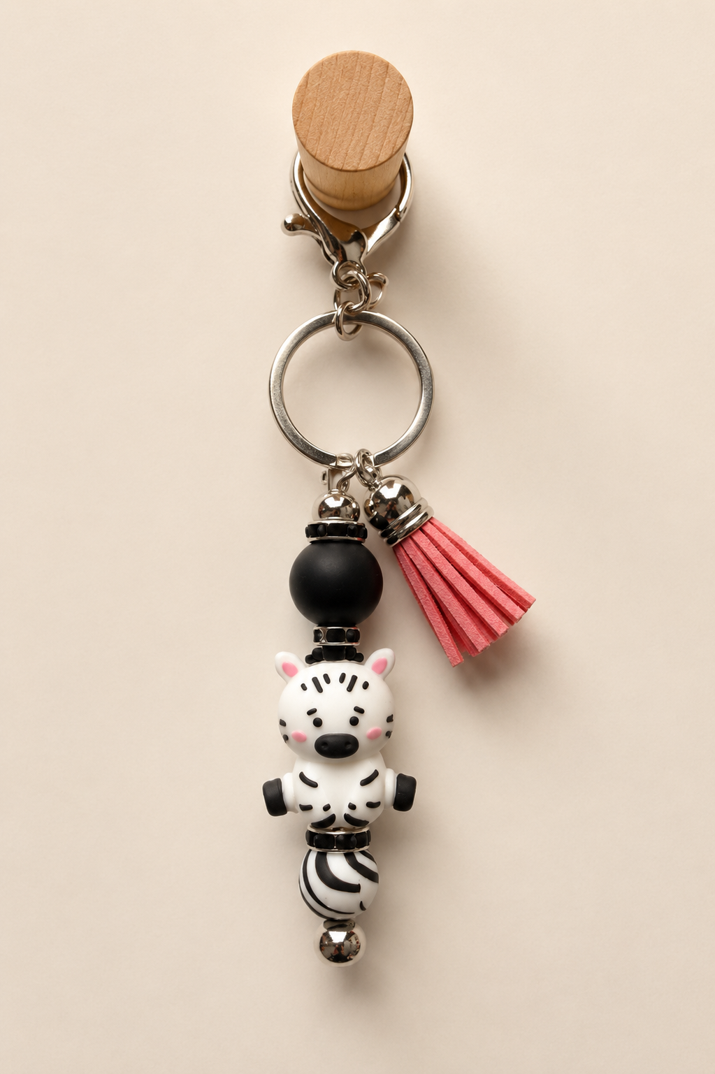 Earn-Your-Stripes Zebra Bag Charm