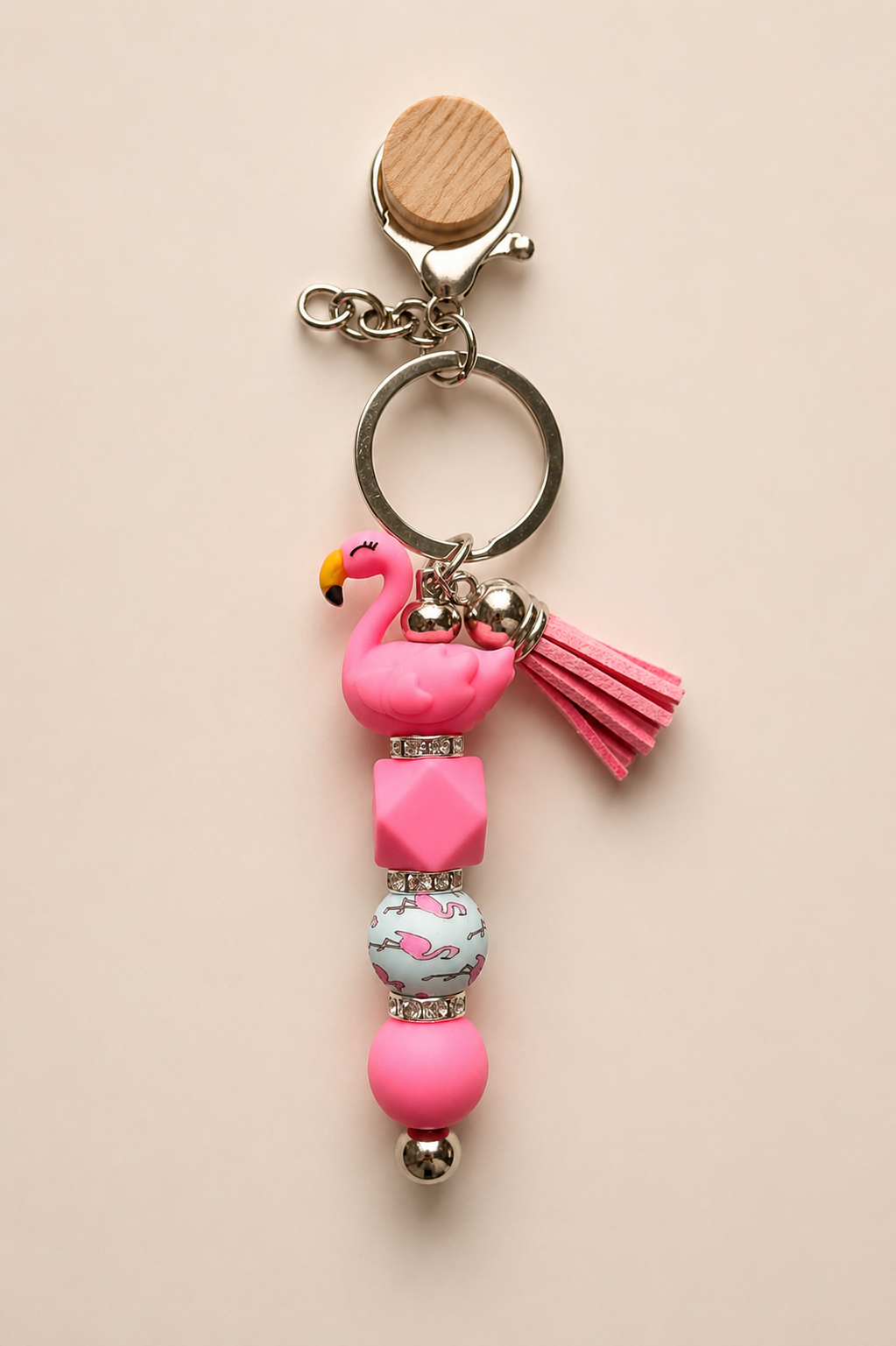 Flamingo Flair Bag Charm
